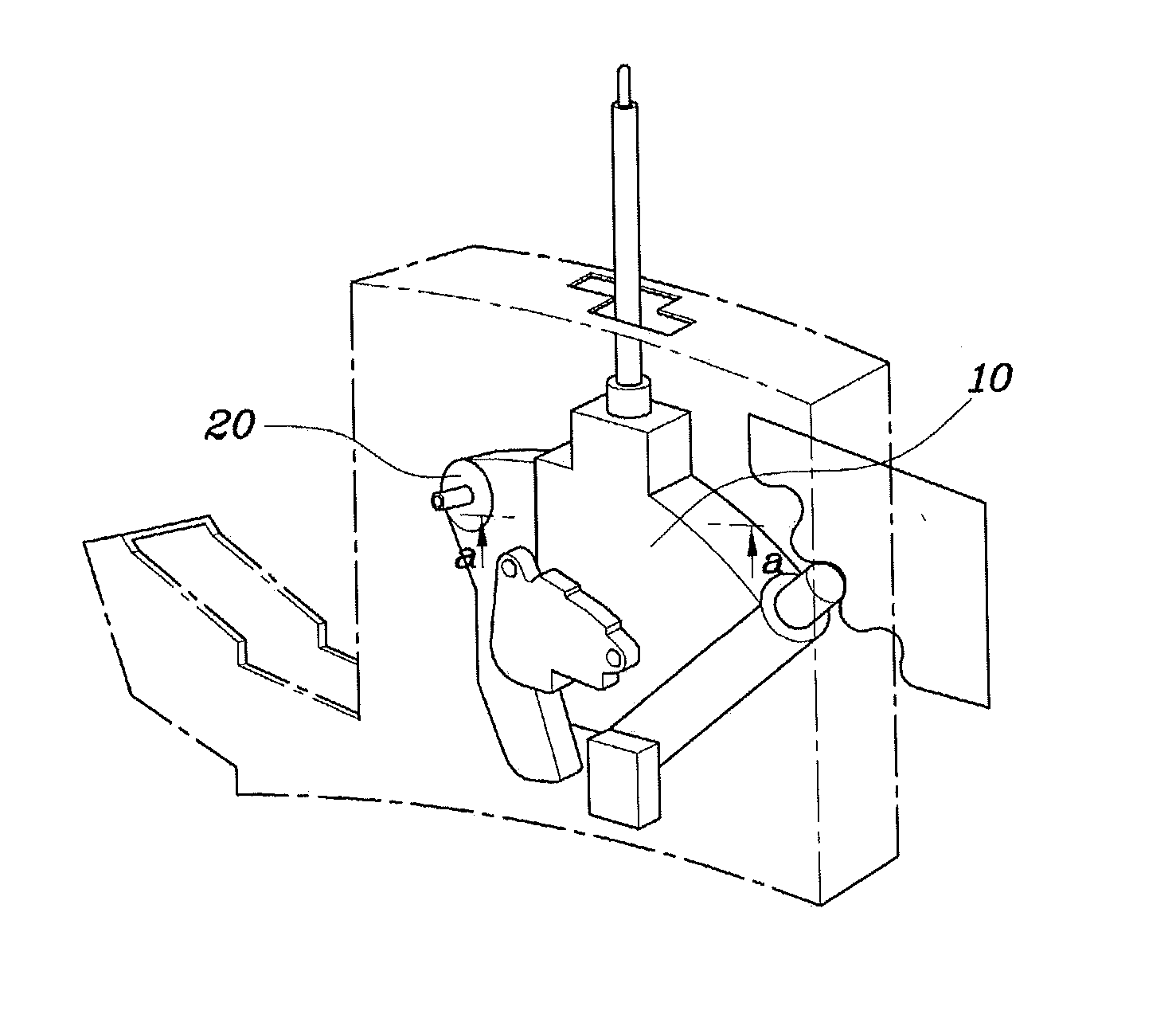 Shift lever operation structure