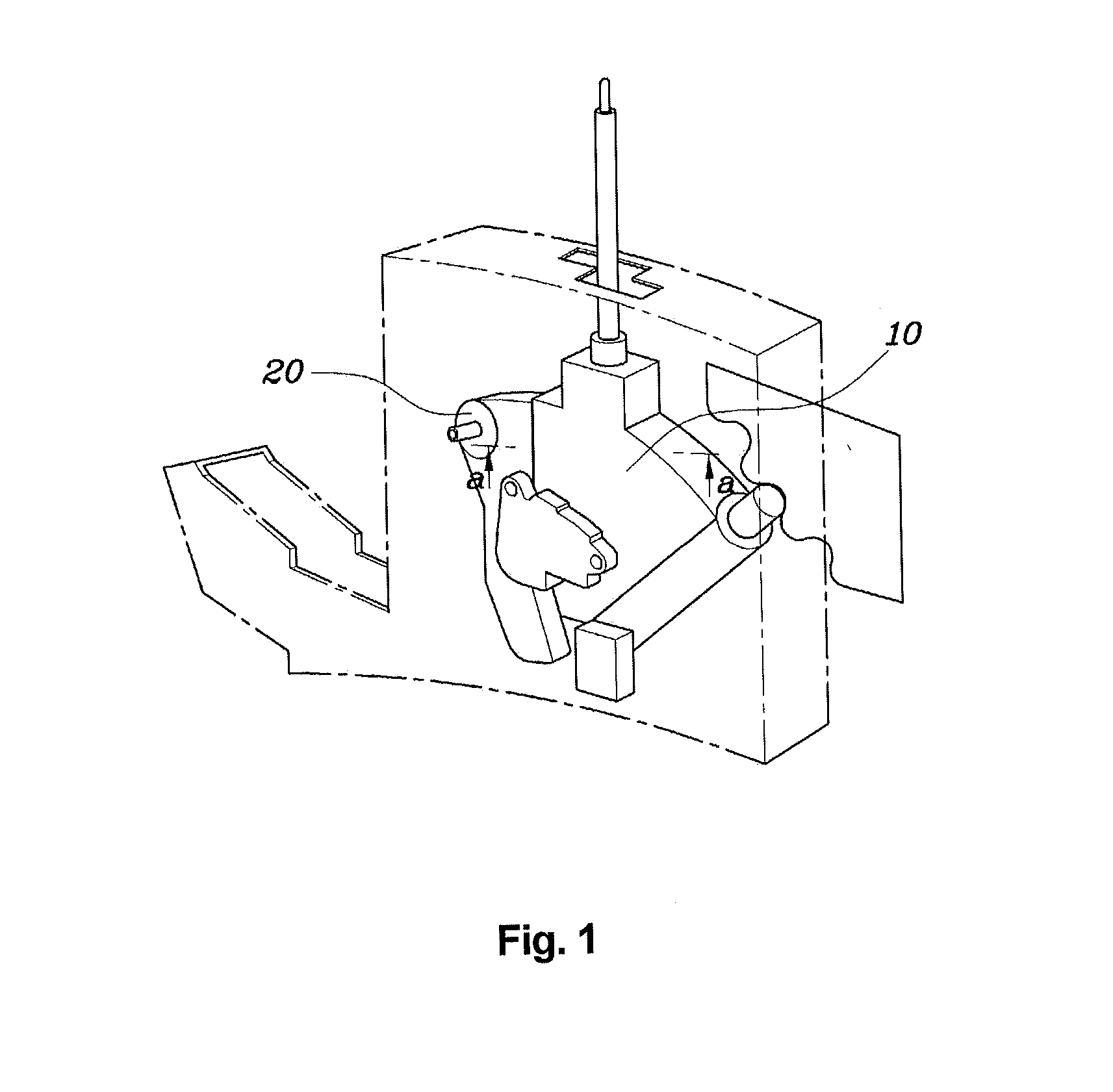 Shift lever operation structure