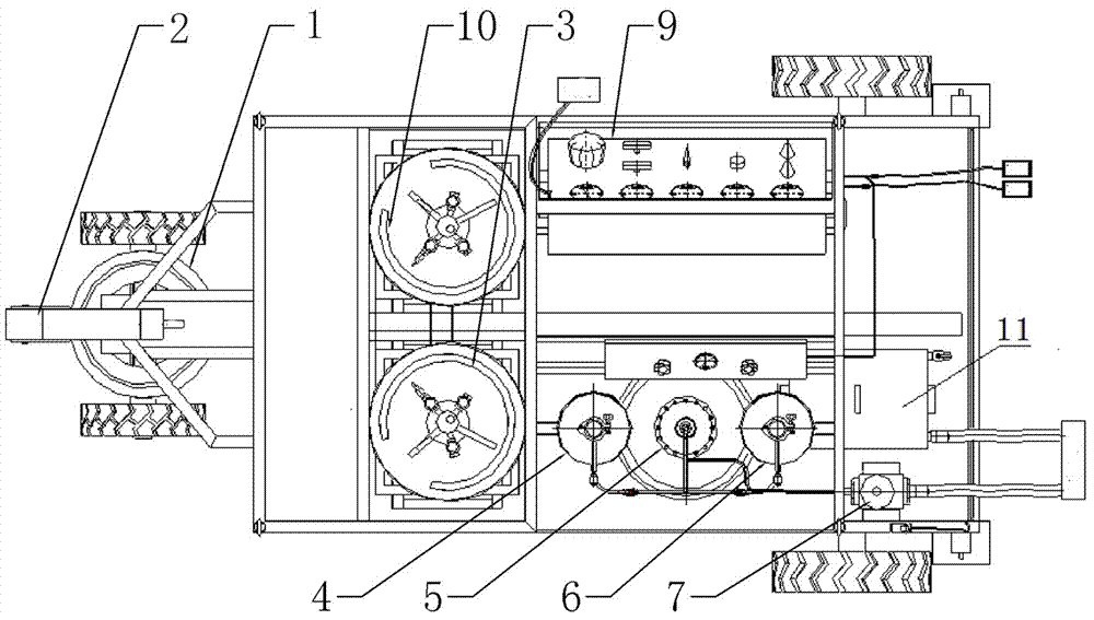 Movable nitrogen and liquid filling equipment