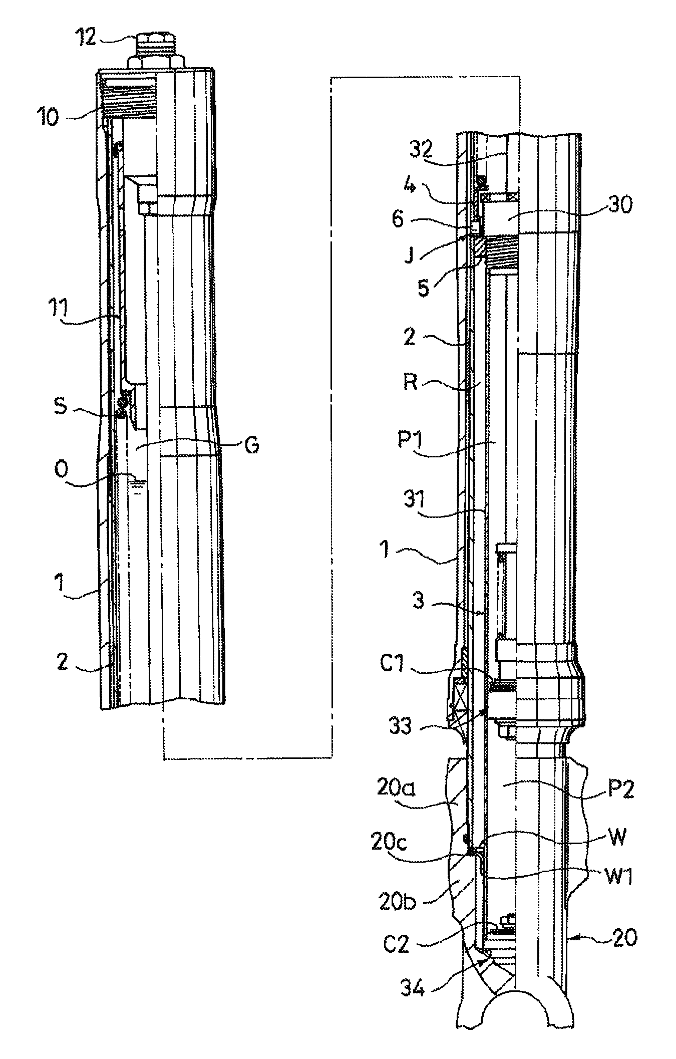 Fluid pressure damper