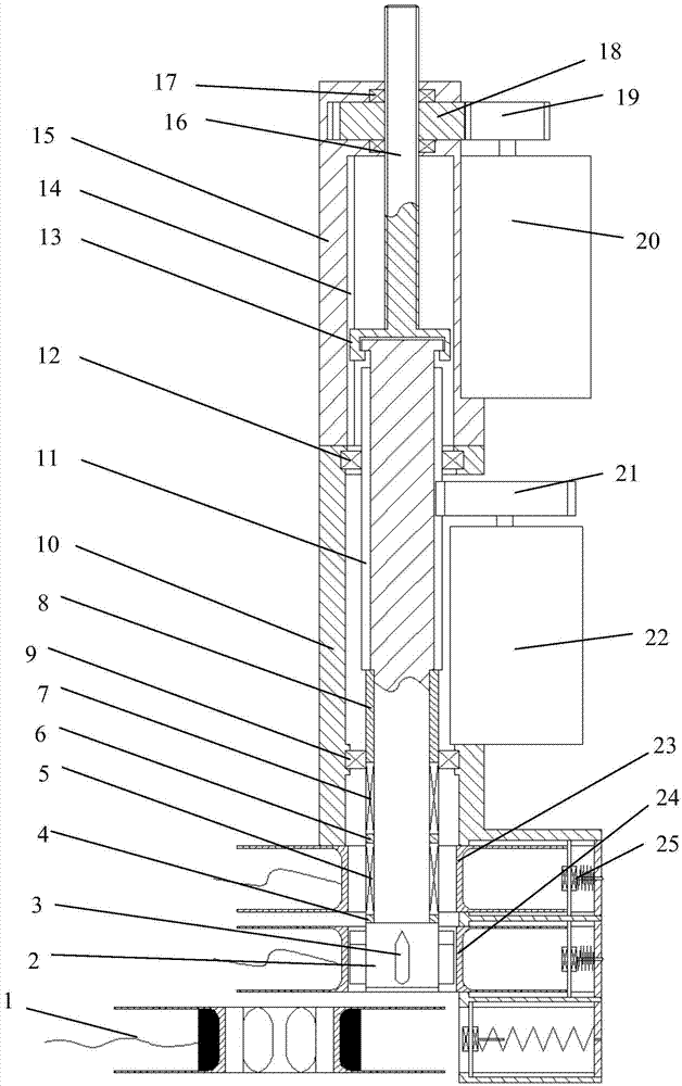 Rope collecting and releasing device for multiple sheaves