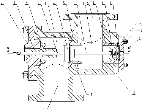 Steam turbine single-valve adjusting valve