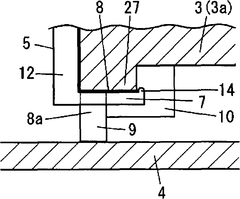 Roofing board connecting structure