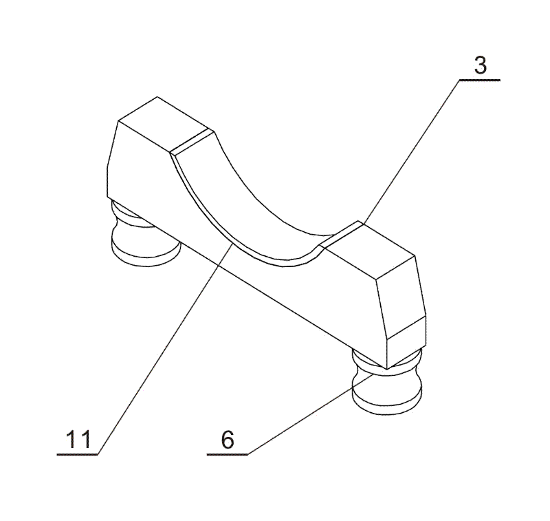 Device and method for eliminating welding stress of steel pipe ring beam by mechanical vibration