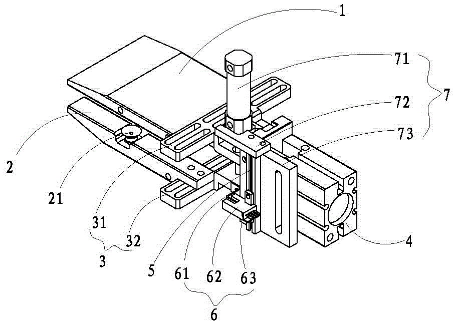 Mechanism for dissociating battery cell winding needle and needle dissociating method for mechanism
