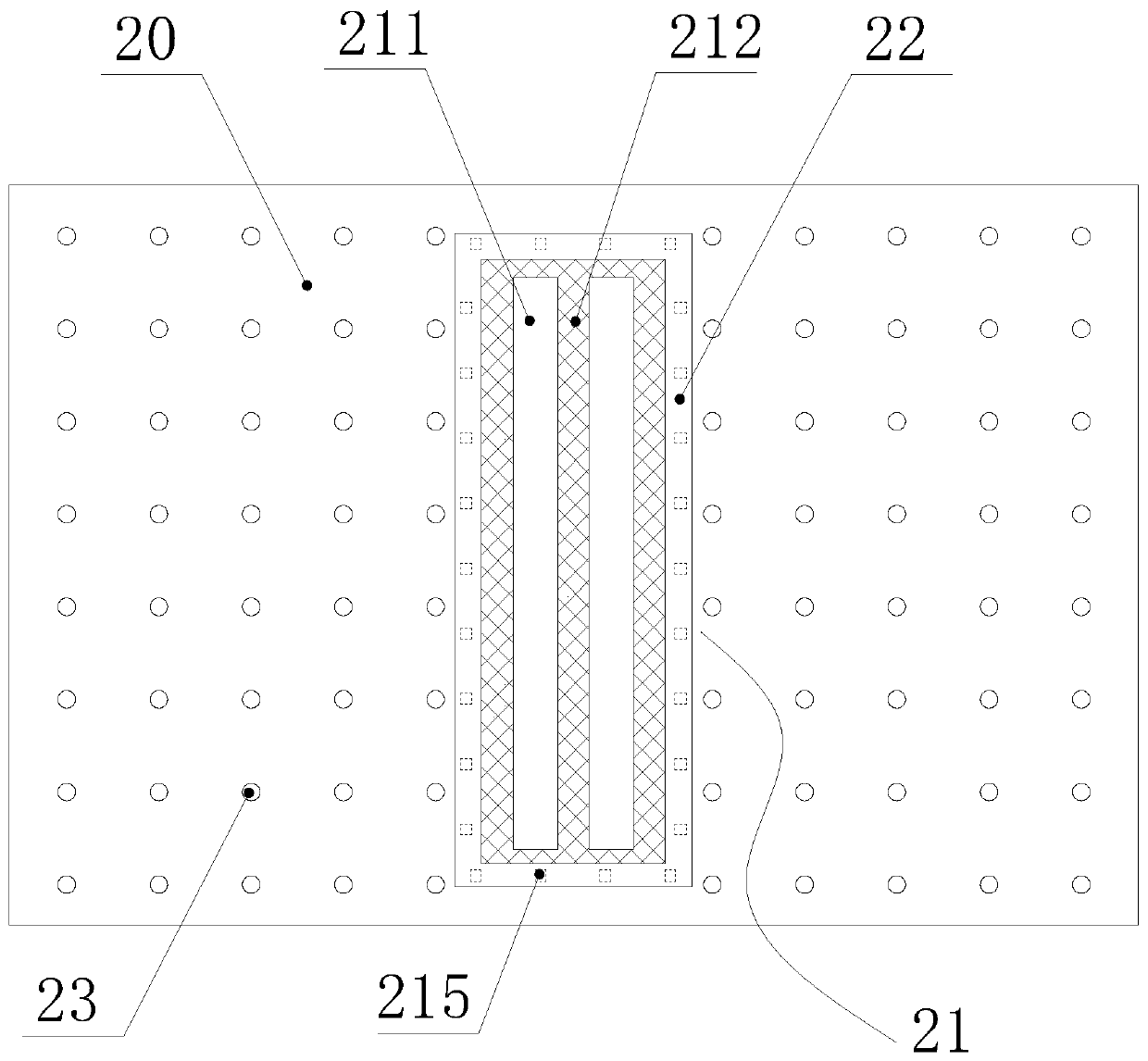 A protective device for open fracture treatment