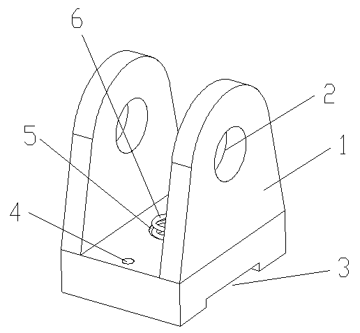 Supporting seat of punching machine