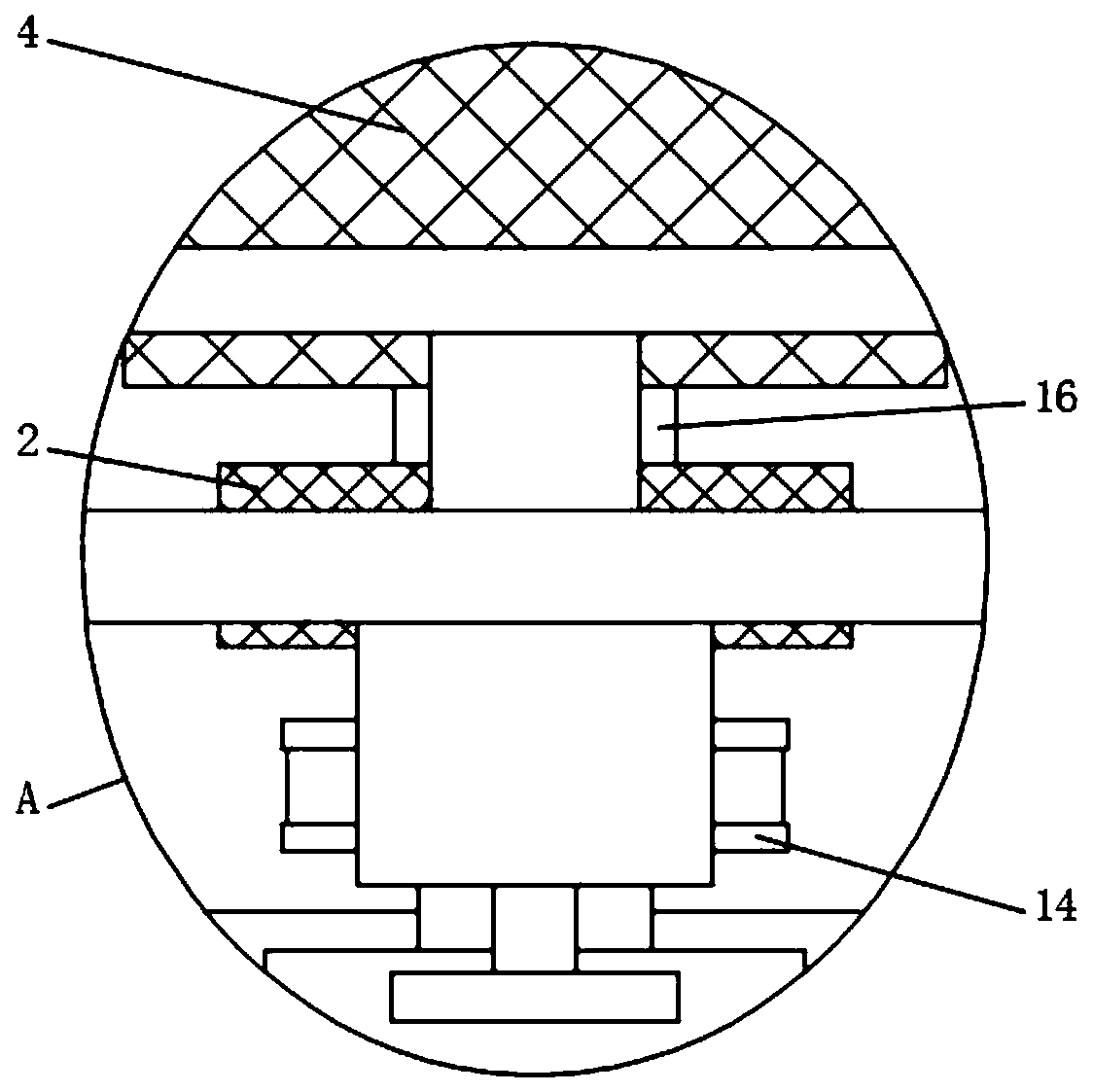 Winding device for producing insulating tape