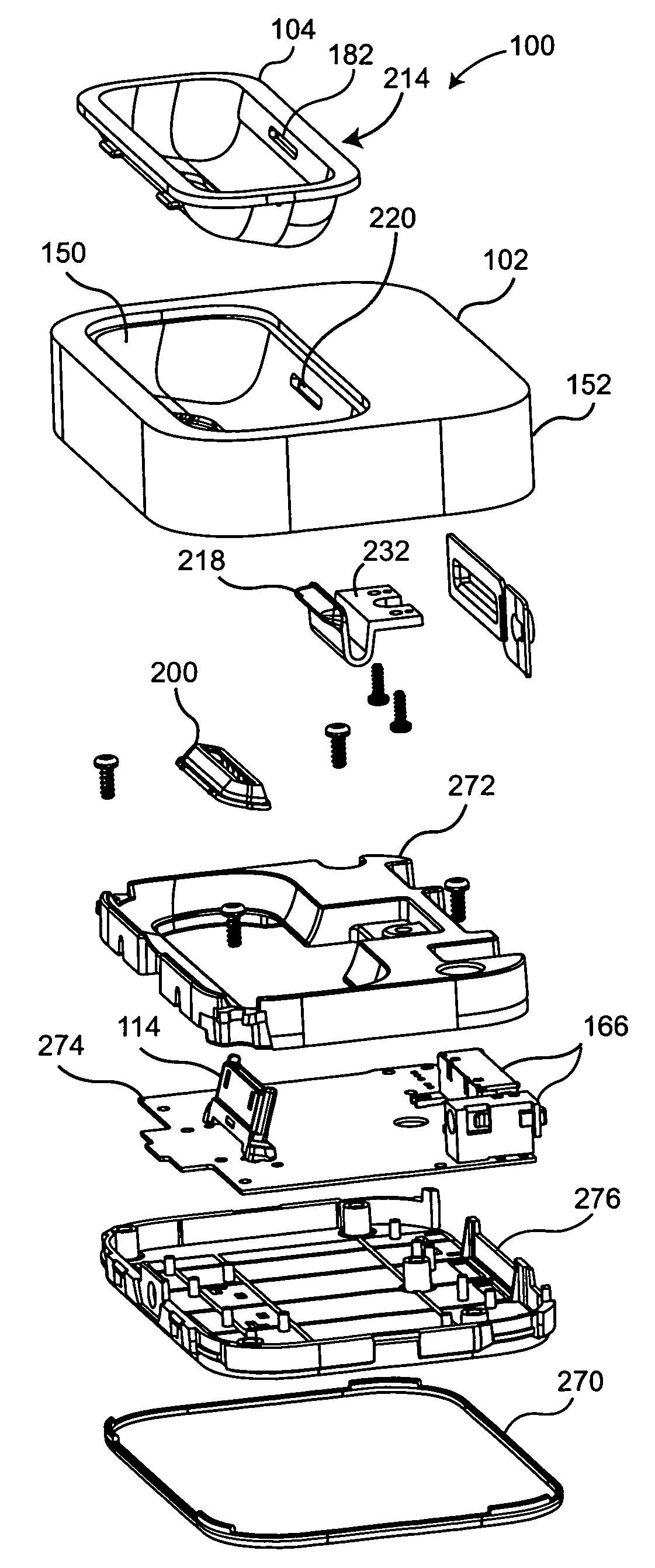 Docking station for hand held electronic devices