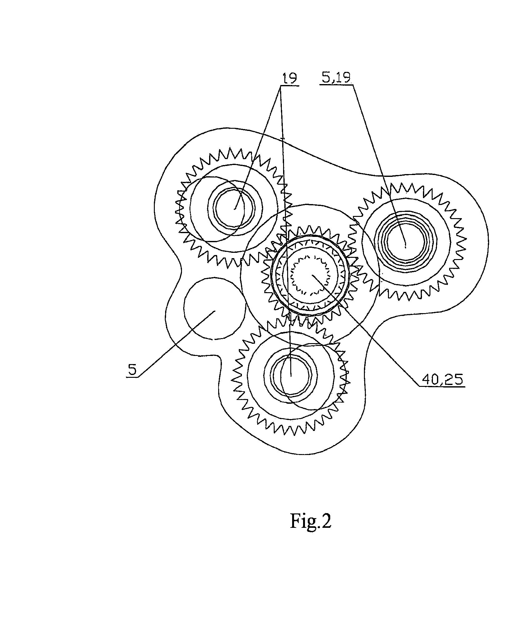 Multi-Speed Compound Vehicular Transmission Having an Auxiliary Section with Three Countershafts
