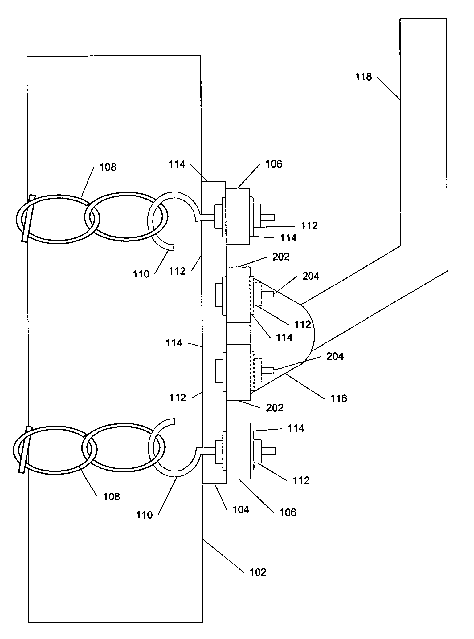 Apparatus and method for mounting a satellite dish to a pole