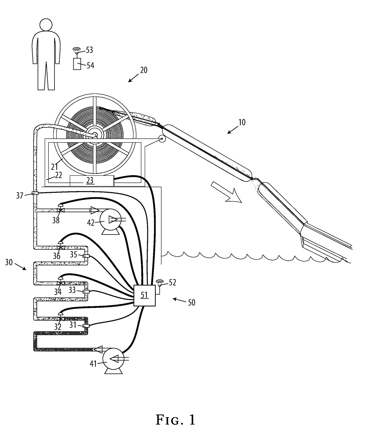 On-board spool-able re-useable containment boom and control system