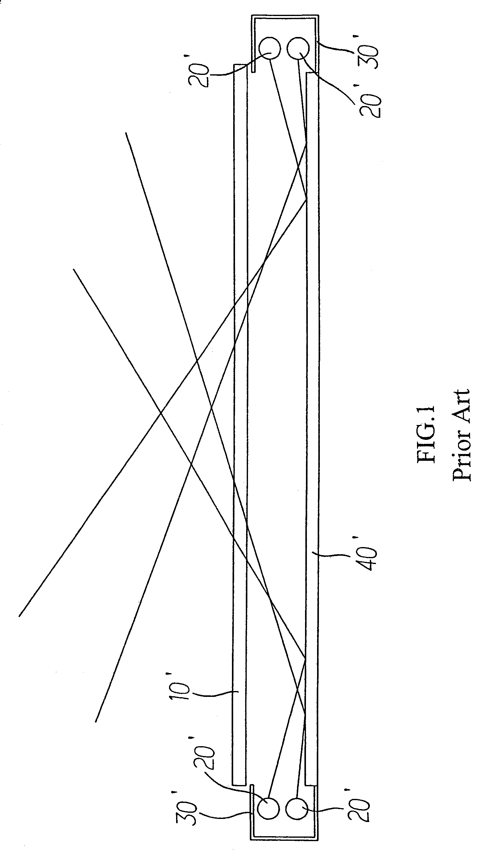 Light equalizing structure of backlight modules