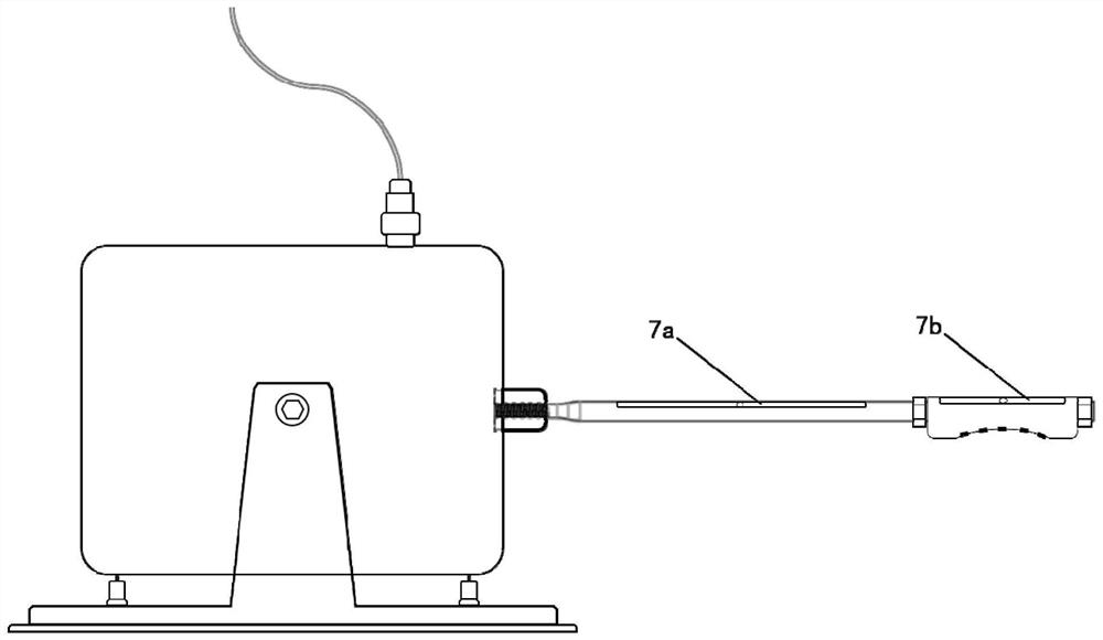 Transcranial shear wave brain tissue viscoelasticity imaging device