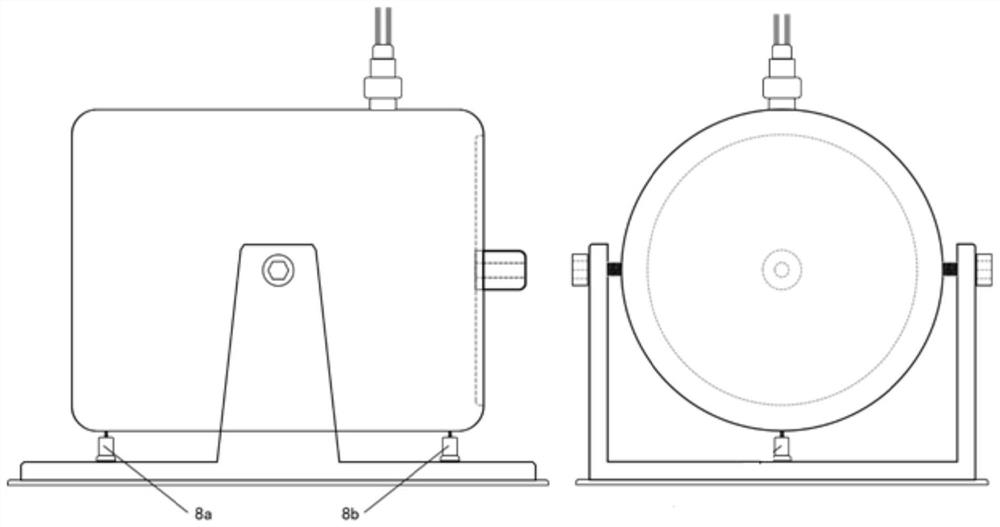 Transcranial shear wave brain tissue viscoelasticity imaging device