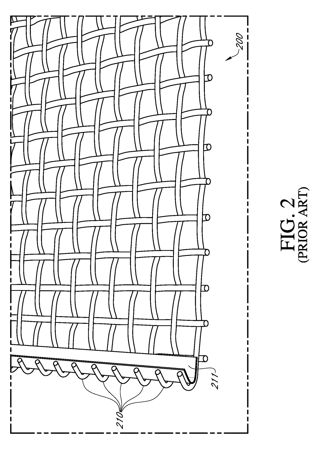 Method and apparatus for applying tension to a screen cloth on a vibrating screening machine