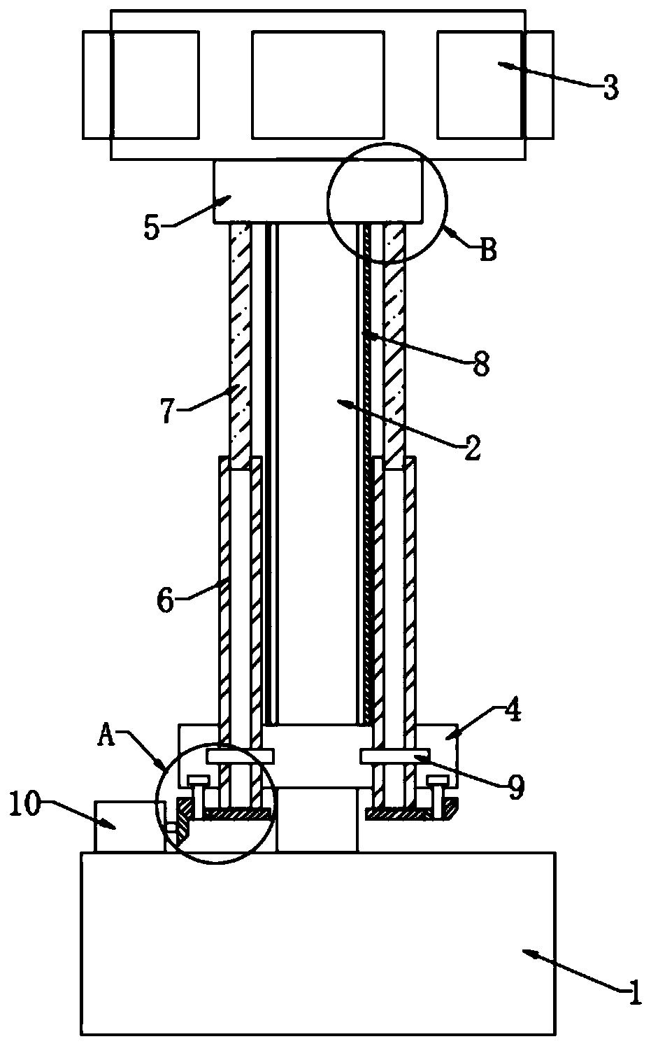 Power generating device utilizing train wind power