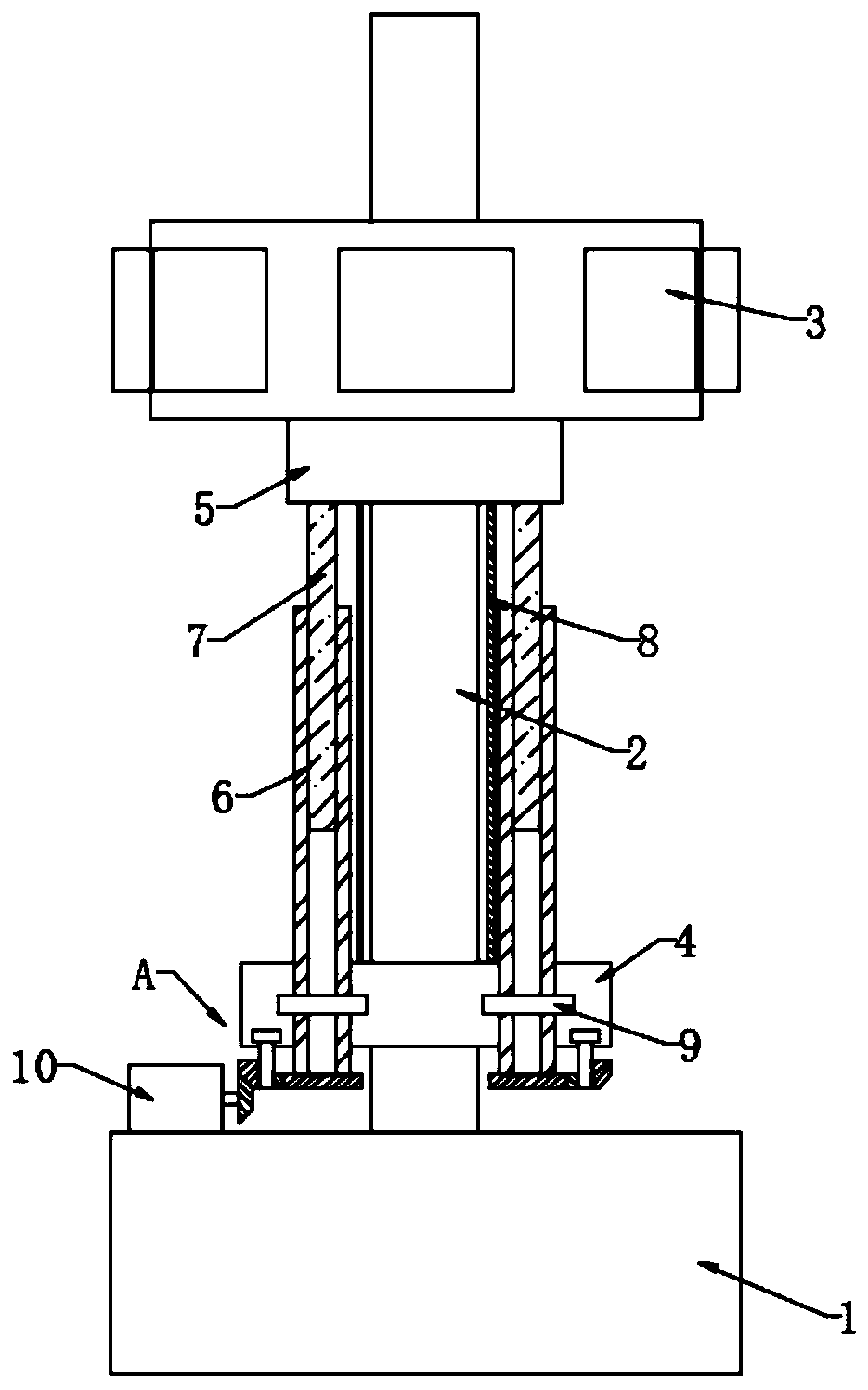 Power generating device utilizing train wind power