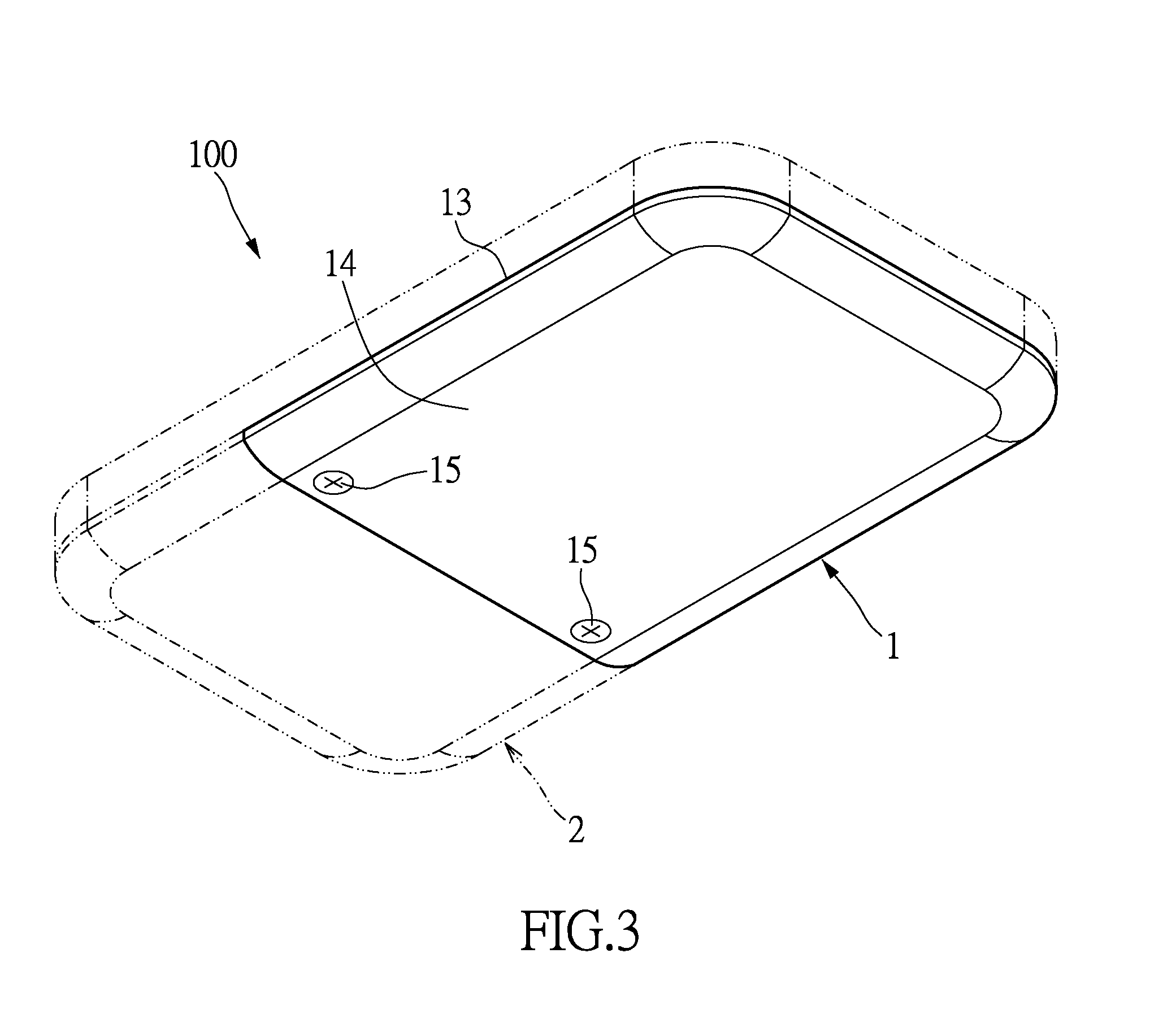 Shell structure for handheld device