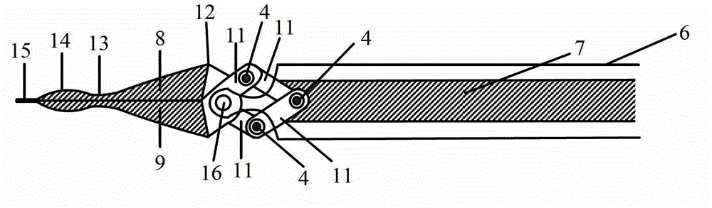 Lower opener for endoscope