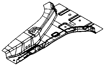 Rapid forming method and device of martensitic steel composite structure