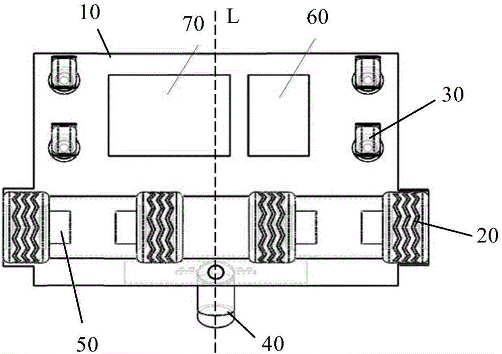 Carrying device which is applicable to complicated road surfaces and can have random turning radiuses and method for controlling carrying device