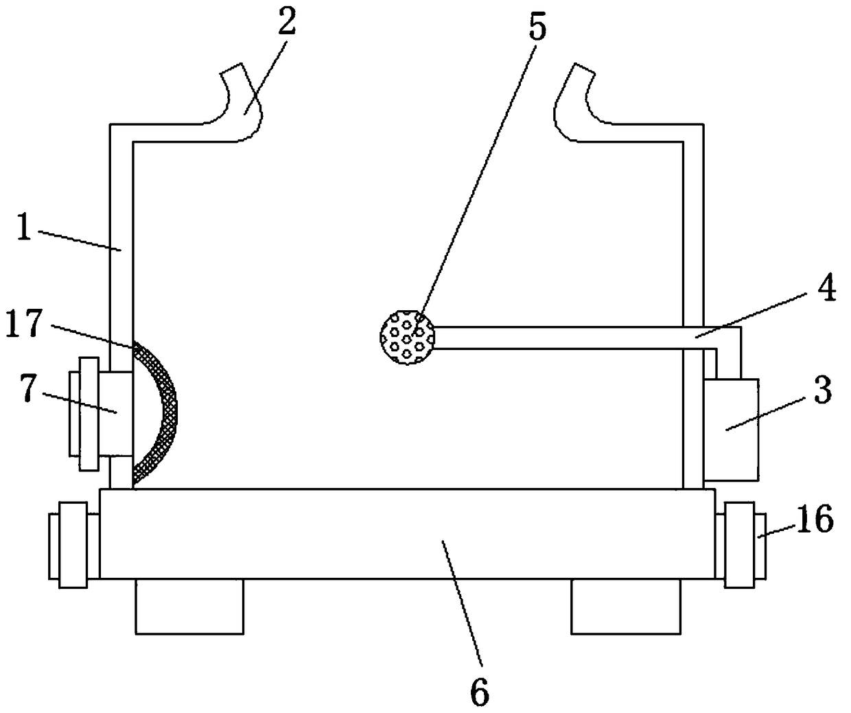 Wastewater precipitating and recycling device for building decoration engineering