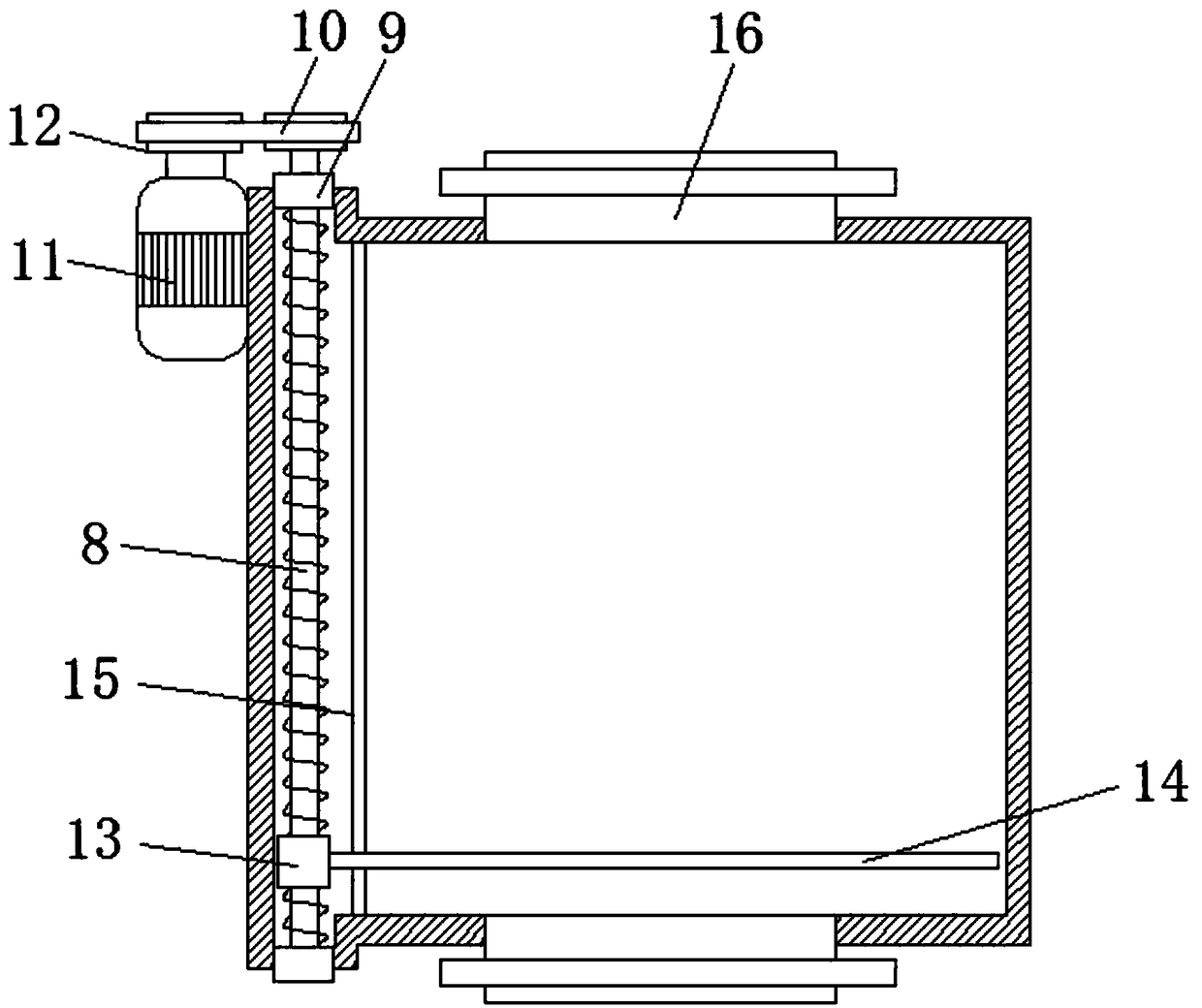 Wastewater precipitating and recycling device for building decoration engineering