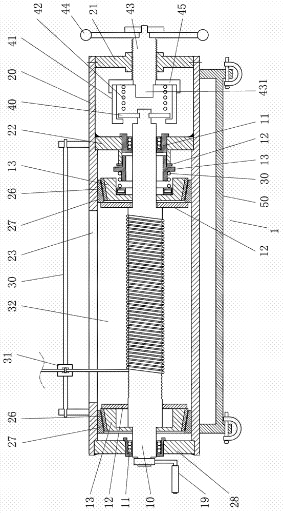 Manual adjustable pressure cone friction wheel escape device