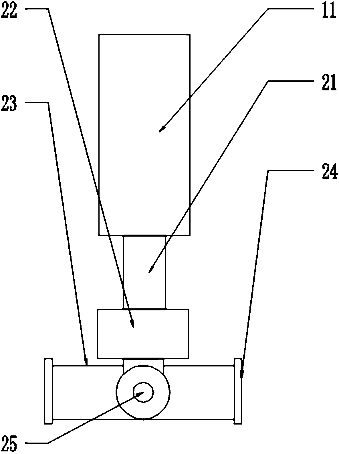 Precise chamfering device for flat plate processing