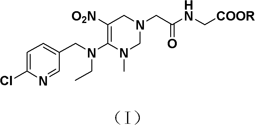 Cis-nitenpyram analogue containing glycylglycine, its preparation method and its application
