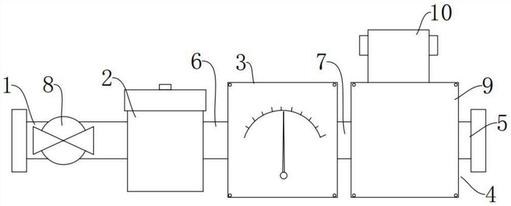 Online monitor for flow of fore-spinning gilling wool lubricating oil