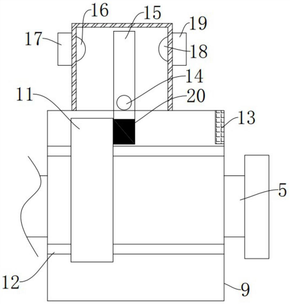 Online monitor for flow of fore-spinning gilling wool lubricating oil