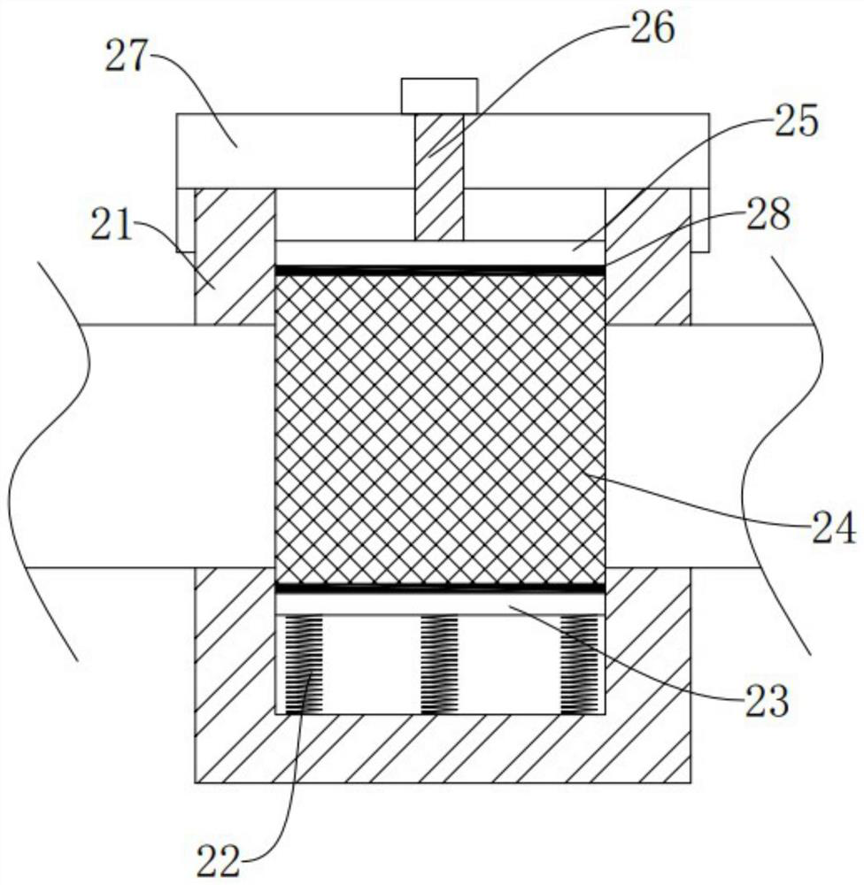 Online monitor for flow of fore-spinning gilling wool lubricating oil