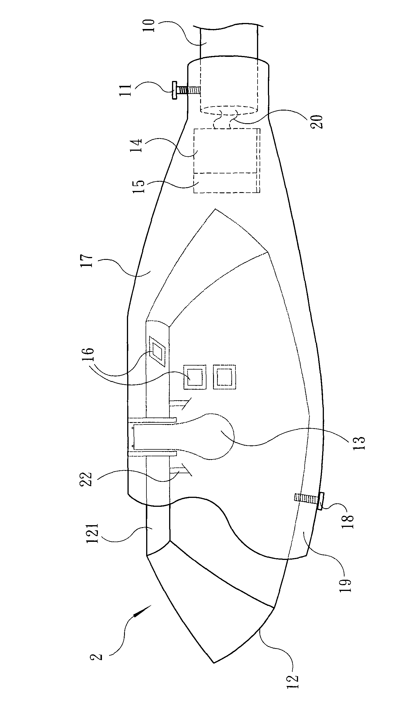 Method and device for recycling and reusing heat energy of lighting facilities