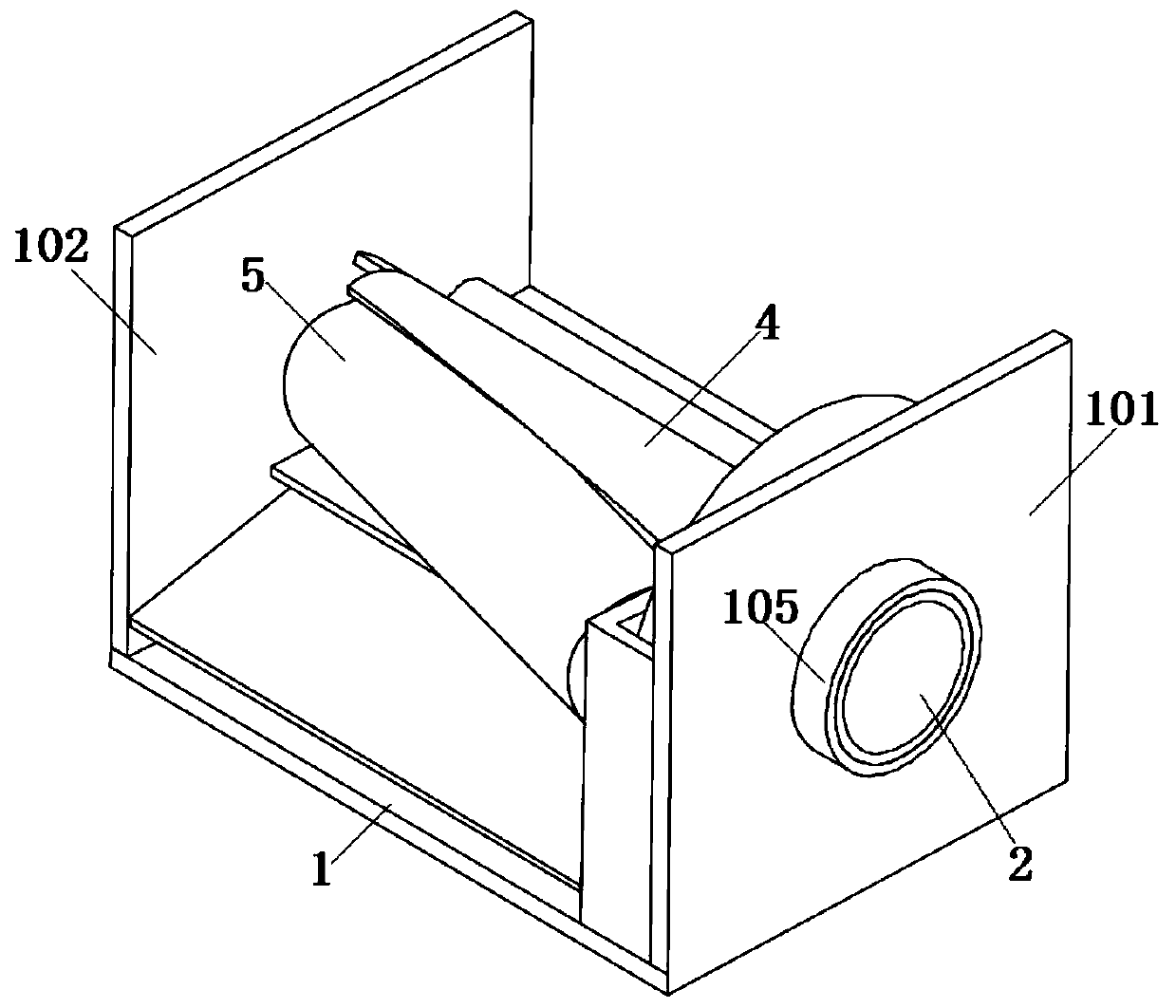 Waste wood smashing and recycling device