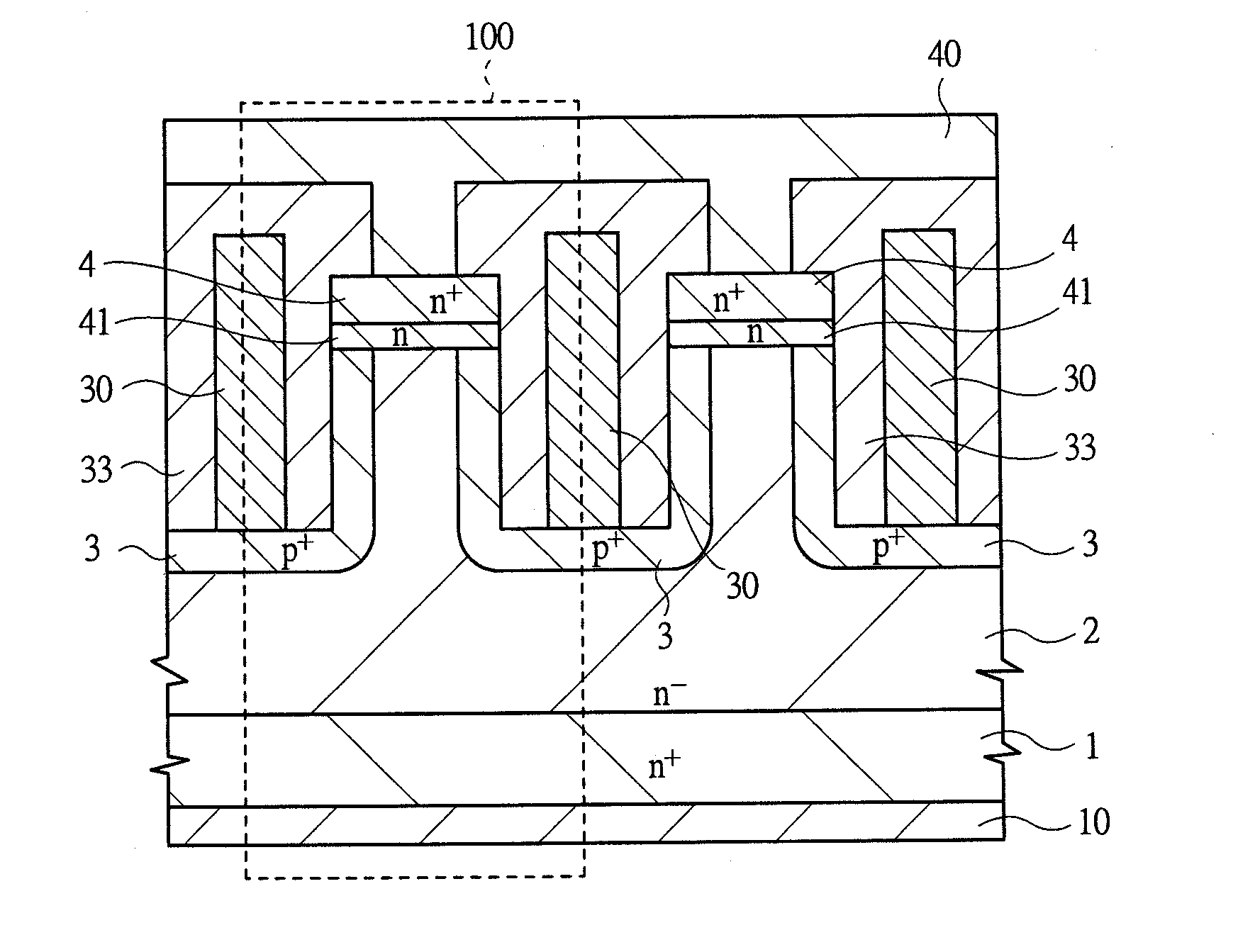Switching semiconductor devices and fabrication process