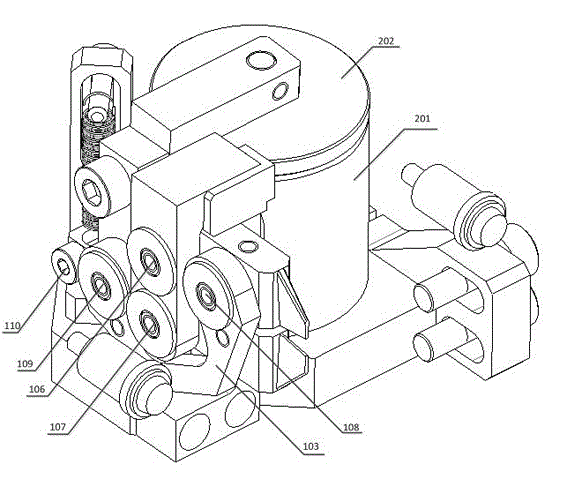 Electronic-control pliers type separating and fetching device and electronic-control pliers type separating and fetching method for LED supports