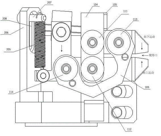 Electronic-control pliers type separating and fetching device and electronic-control pliers type separating and fetching method for LED supports