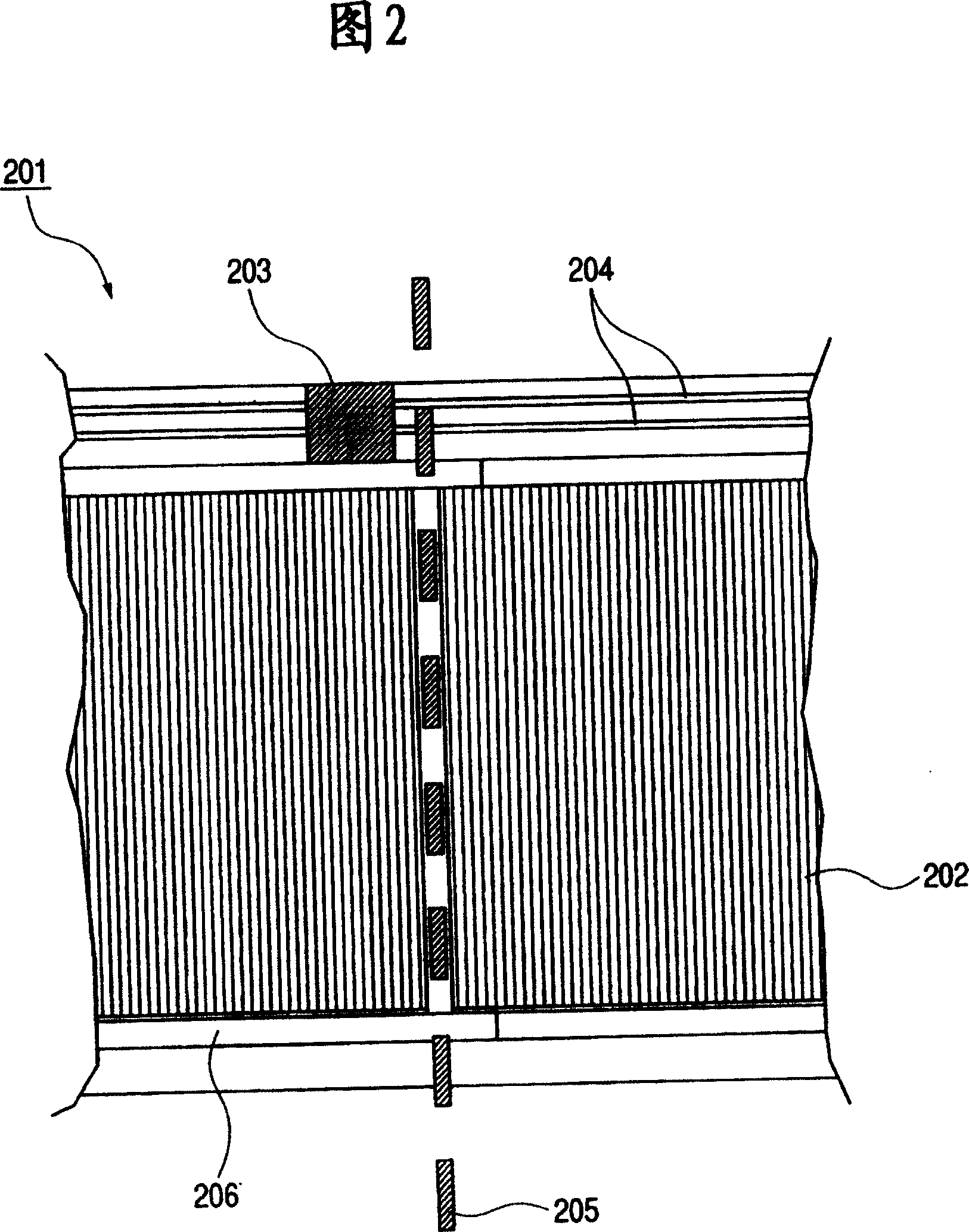 Solar cell module with power converters