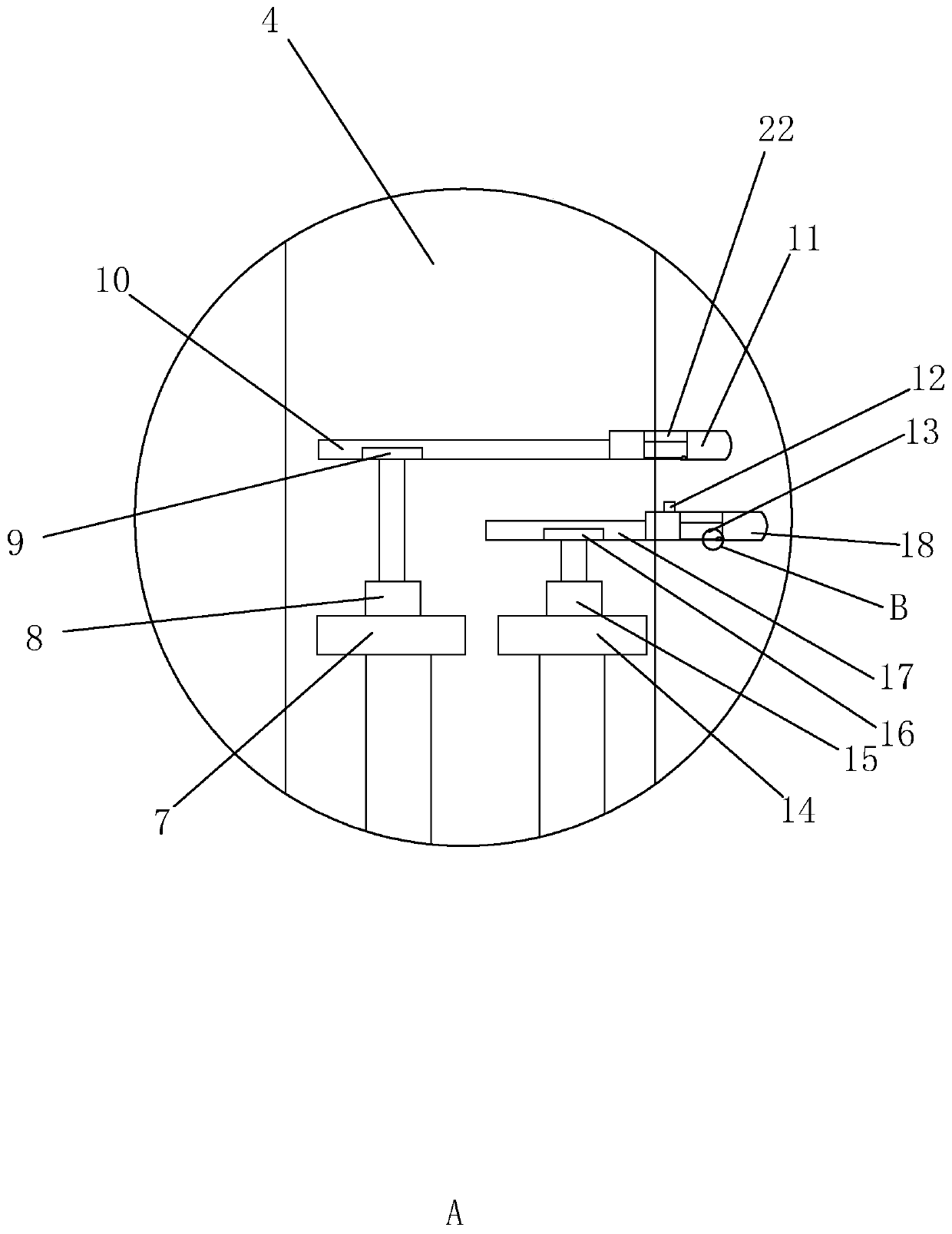 Leather shoe fabric tailoring equipment for leather shoe processing