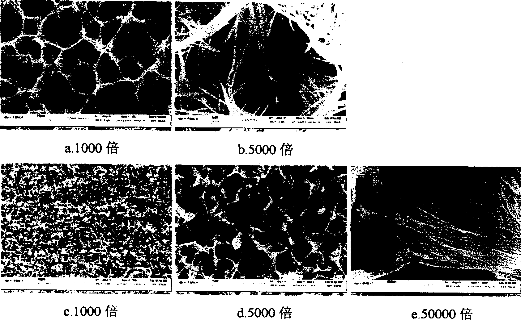 Prepn of composite film of nanometer ordered Ca-P compound and collagen