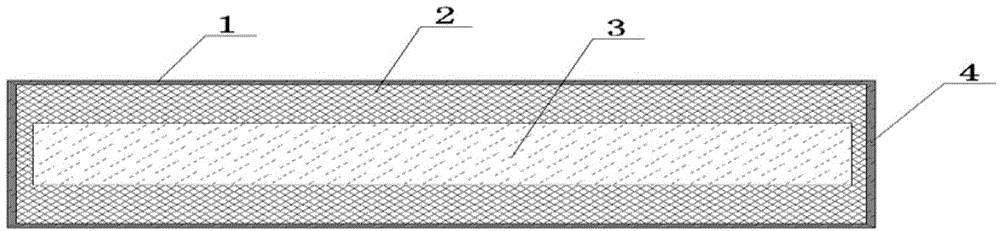 Colloid heat insulation protection structure as well as preparation method and application thereof