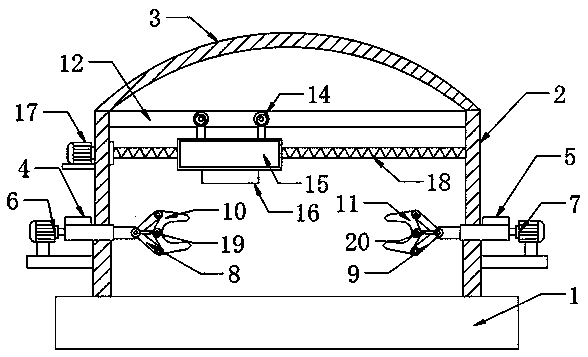 Rotary electroplating device for roll