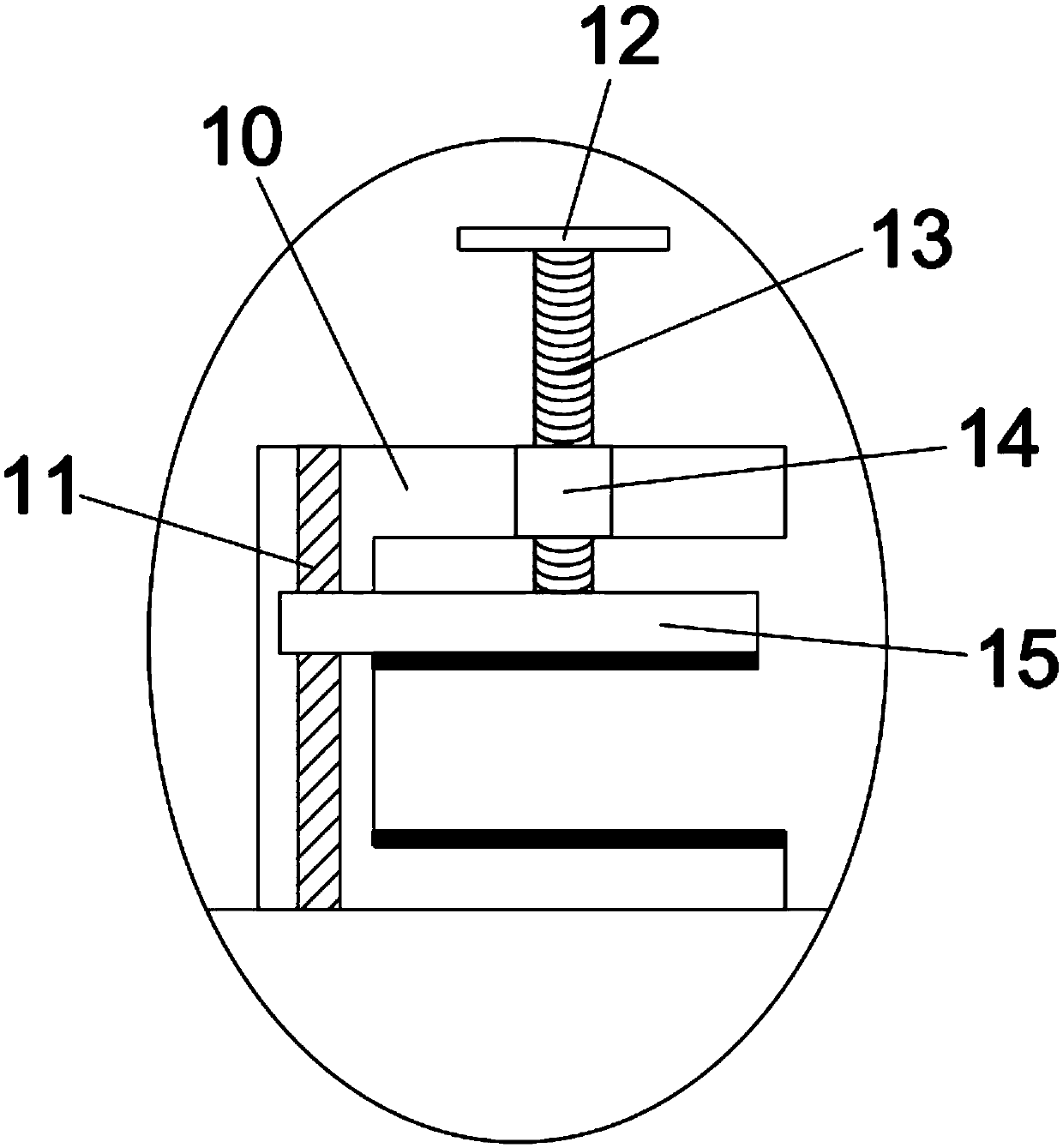 Building material hardness detecting device