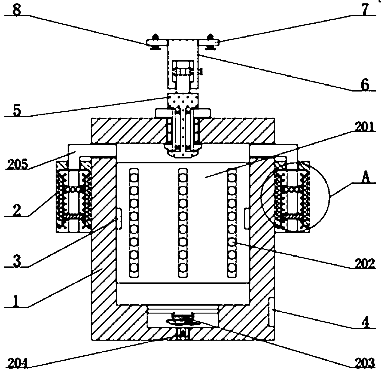 Rapid heat dissipation lamp box for LED advertising lamp and using method of rapid heat dissipation lamp box