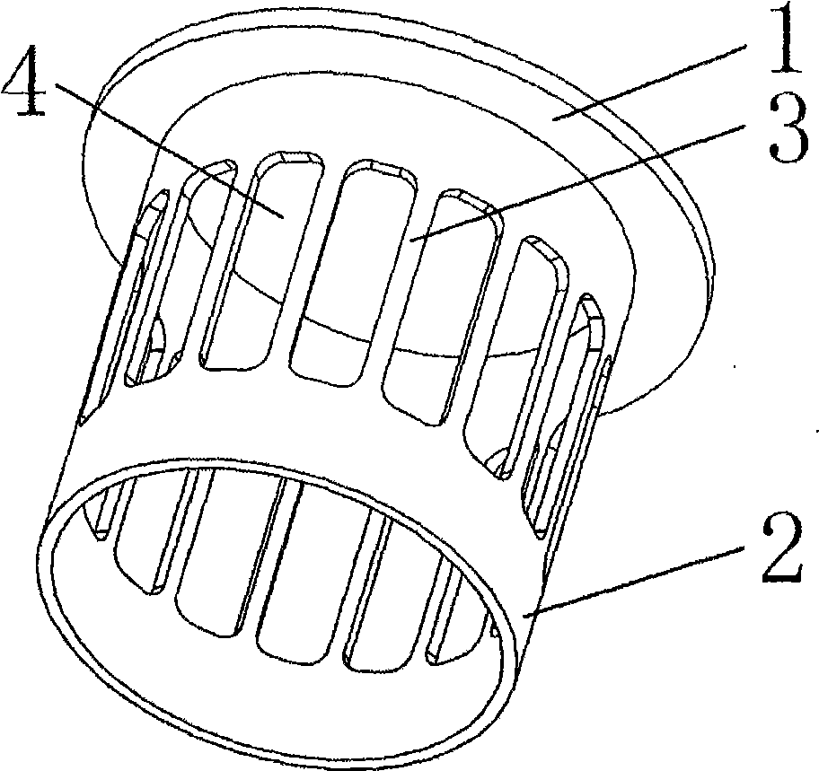 Squirrel-cage elastic support and design method thereof