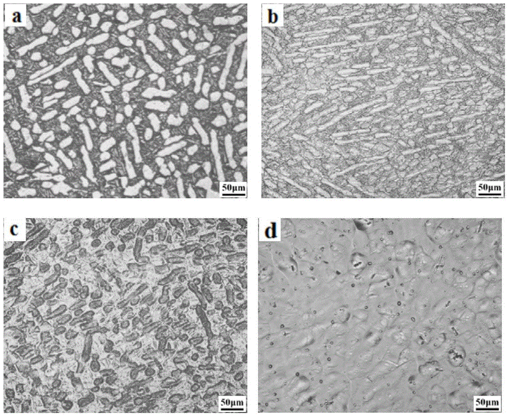 Thermo-hydrogen processing technology for improving room temperature plasticity of TC21 titanium alloy