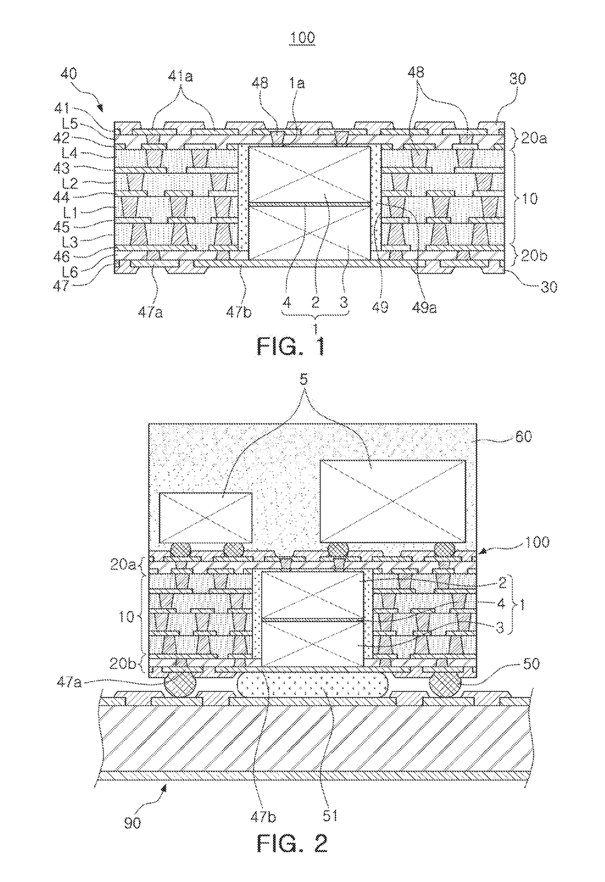 Board having electronic element, method for manufacturing the same, and electronic element module including the same