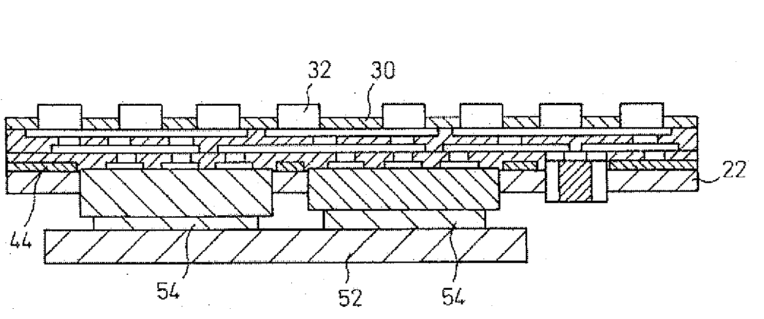 Fine wiring package and method of manufacturing the same
